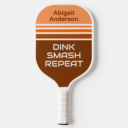 Retro gepersonaliseerde Pickleball Paddle - Grappi (Achterkant)