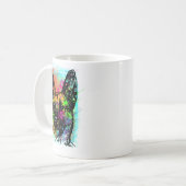 Retro German Shepard Koffiemok (Voorkant links)