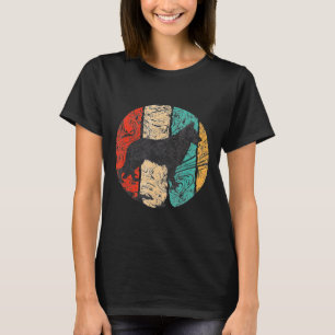 Retro German Shepherd Distress Trendy Dog T-shirt