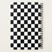Retro geruite Apple Schattigee Teacher Planner (Achterkant)