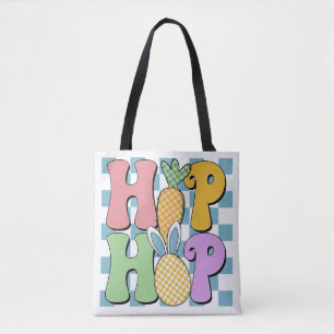 Retro geruite Hip Hop Draagtas
