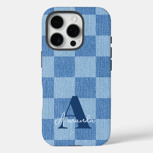 Retro geruite vervaging Case-Mate iPhone case (Achterkant)