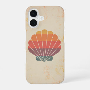 Retro gestileerde schelp iPhone 16 hoesje