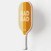 Retro Gestreepte Rad Pa Pickleball Paddle (Links)