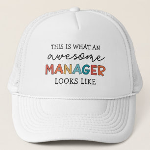 Retro Geweldige Manager Grappig Trucker Pet