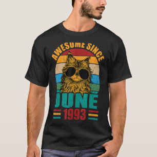 Retro Geweldige sinds juni 1993 29e verjaardag 29 T-shirt