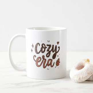 Retro Gezellige Era Herfst Koffiemok Autumn Esthet