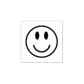 Retro Gezicht Rubber Stamp Rubberstempel (Afrduk)