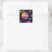 Retro gezicht Stickers (Tas)