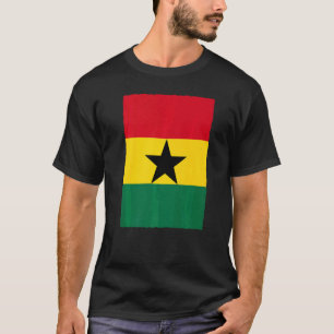 Retro Ghanese nationale vlag Ghana T-shirt
