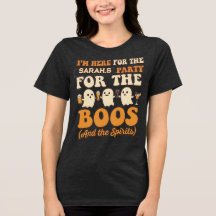 Retro Ghost Halloween Shirt | Hier voor de Boos Fu