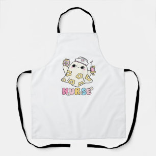Retro Ghost Nurse Halloween Design Classic T-shirt Schort