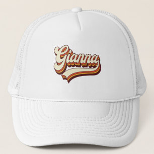 Retro Gianna naam 70s vintage ontwerp Trucker Pet