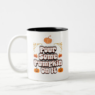 Retro Giet Er Wat Pompoen Over Fall Coffee Mok