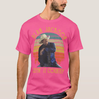 Retro Gift Jackson Keepin_ It Country Alan T-shirt