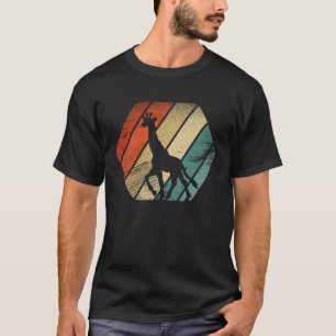 Retro Giraffe en schattig dier 8 T-shirt