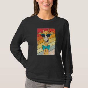 Retro Giraffe zonnebril T-shirt Funny Animal