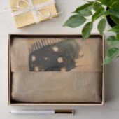 Retro Girl Polka Dot Bikini Sketch Art Tissuepapier (Geschenk)