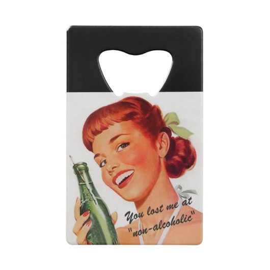 Retro Girl Soda Advert Drôle Slogan (Devant)