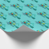 Retro Girl's nachts in pakpapier (Hoek)