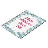 Retro Girly " Please" Afdrukken | Helder  Notitieboek (Linkerzijde)