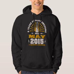 Retro gitarist Mei 2015 8e Geboorte Hoodie