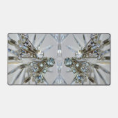 Retro Glam Art Deco Strass Fotografisch Bureaumat (Voorkant)