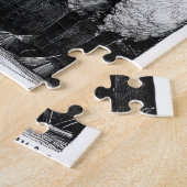 Retro Glam Chat et Sheep Jigsaw Puzzle (Côté)