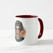💋 Retro Glam Diva Mug ☕ (Devant droit)