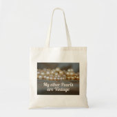 Retro Glam Parels Tote Bag (Voorkant)