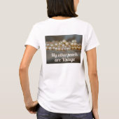 Retro Glam Pearls T-shirt (Achterkant)