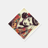 Retro Glam Pin-up Servet (Hoek)