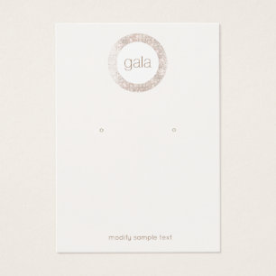 Retro Glam Silver Sequins die Display Kaart verdie