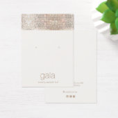 Retro Glam Silver Sequins die Display Kaart verdie (Bureau)