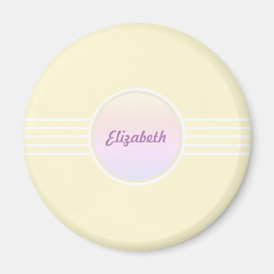 Retro Glam - speciaal vormend goud en opal Magneet