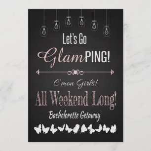 Retro Glamping Bachelorette Getaway Weekend Kaart
