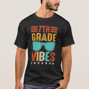Retro glazen 7e gradvirussen terug naar Scho T-shirt