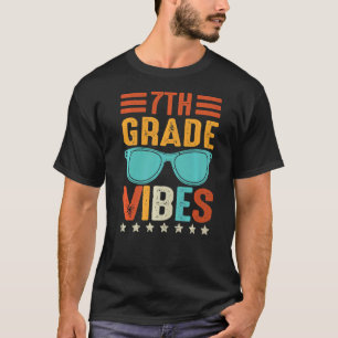 Retro glazen 7e gradvirussen terug naar Scho T-shirt