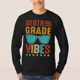 Retro glazen 8e gradvirussen terug naar Scho T-shirt