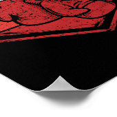 Retro Glove Boxing  Boxer Shorts Poster (Hoek)