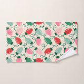 Retro Glow Lights Bad Handdoek (Handdoek)