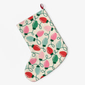 Retro Glow Lights Grote Kerstsok (Achterkant (Hangend))