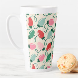 Retro Glow Lights Latte Mok