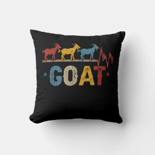 Retro Goat Heart T-shirt Xmas Valentijnsdag Gift Kussen