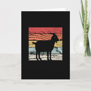 Retro Goat Kaart