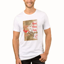 Retro Goede Vibes Alleen Vintage Pin-Up Meisje T-S