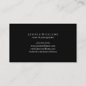 Retro Gold Foil Visitekaartjes (Achterkant)