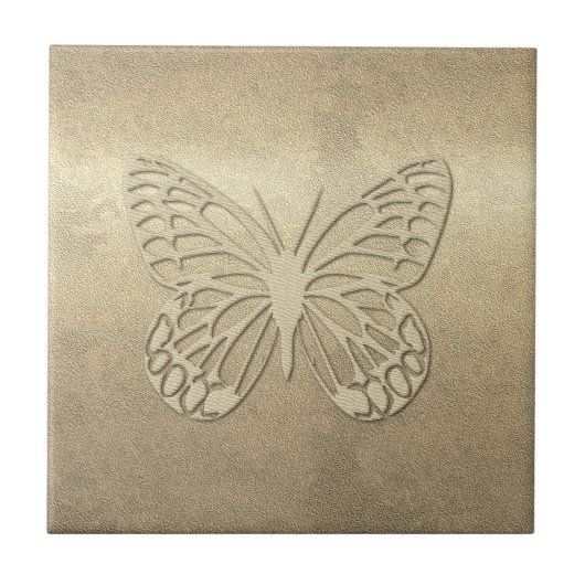 Retro Gold Holiday Vibe Tegeltje (Voorkant)