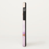 Retro Gold Iron Geometric Roze Marmer Case-Mate iPhone Case (Achterkant/links)