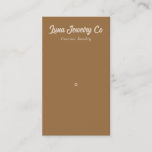 Rétro Gold Minimal 1 broche Carte de visite bijoux